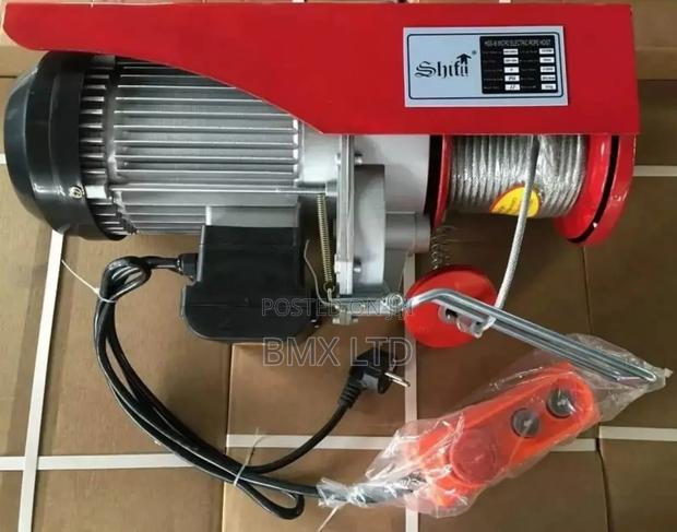 Electric Lifting Machine With Remote Pendant and Steel Cable