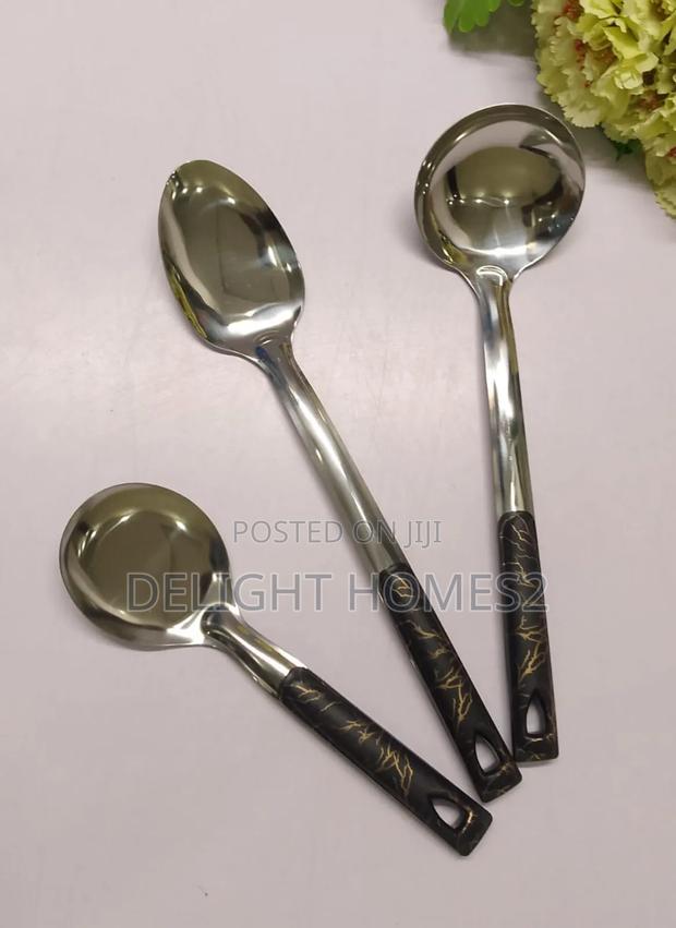 Stainless Steel Silver Serving Spoon_pa - main view