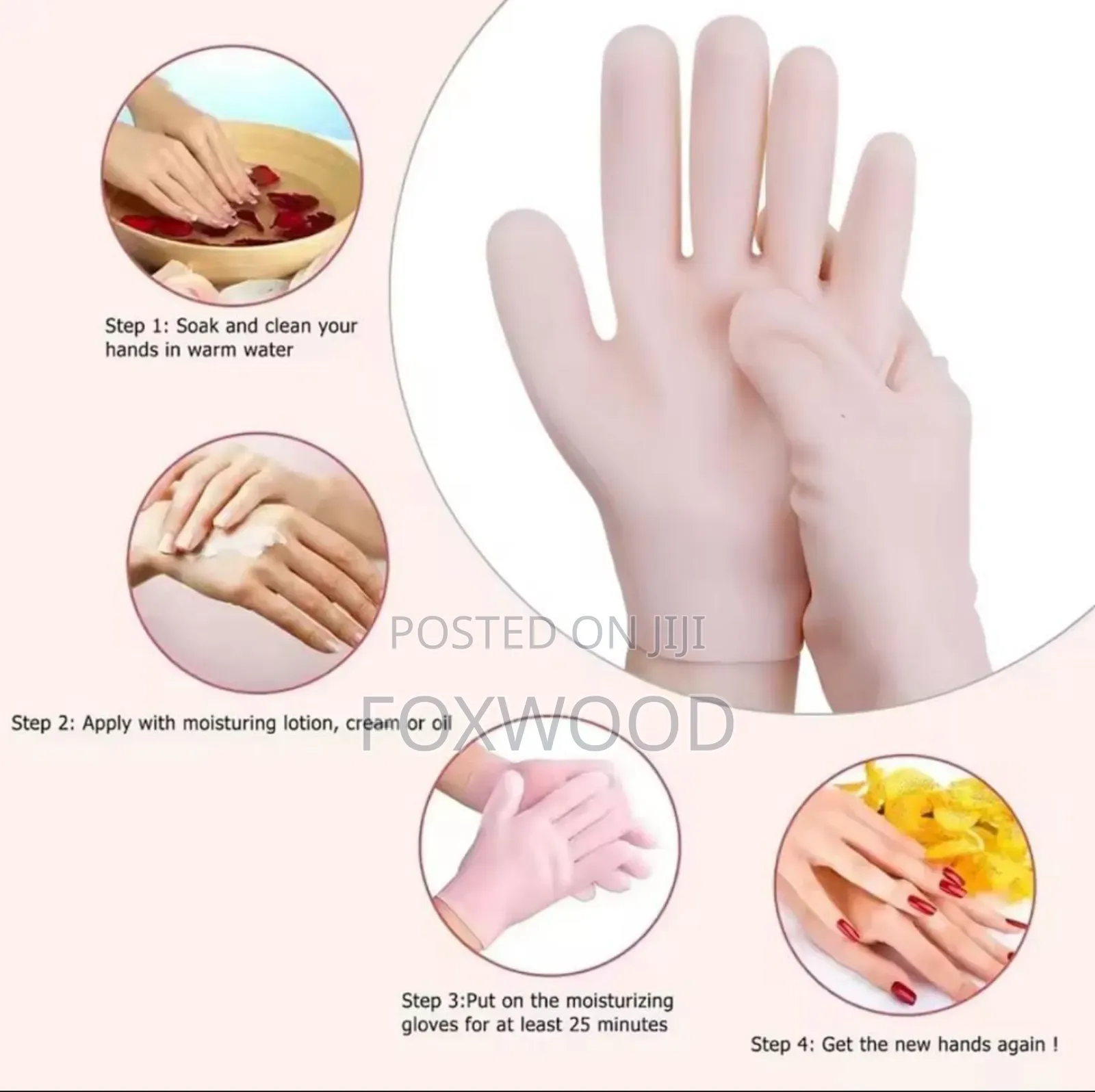 Spa Gel Moisturizing Socks Pair