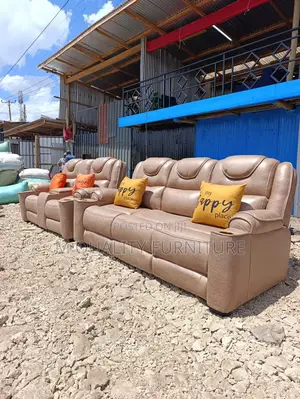 Extra Padded Semi Recliner Sofa
