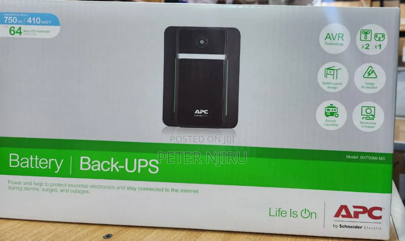 Apc Back-Ups 750va, 230v, Avr It