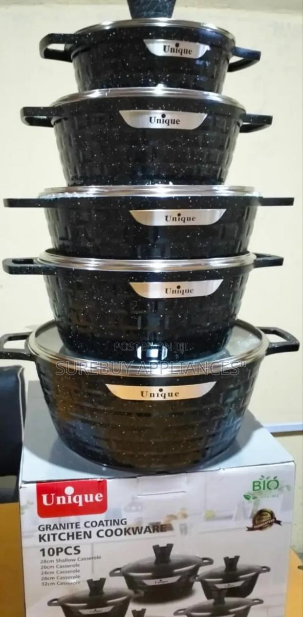 10 PCS New Inn Unique Cookware Set . - main view