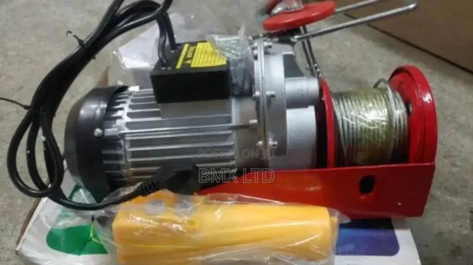 Portable Electric Hoist Winch With Heavy Duty Wire Rope