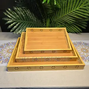 3 in 1 Multi-Functional Bamboo Trays