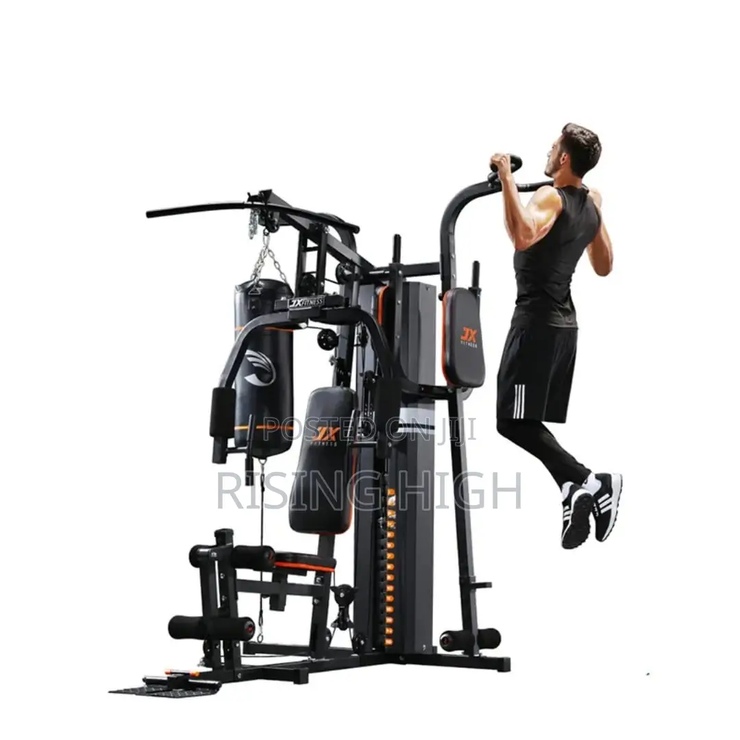3 Station Multigym With Punching Bag