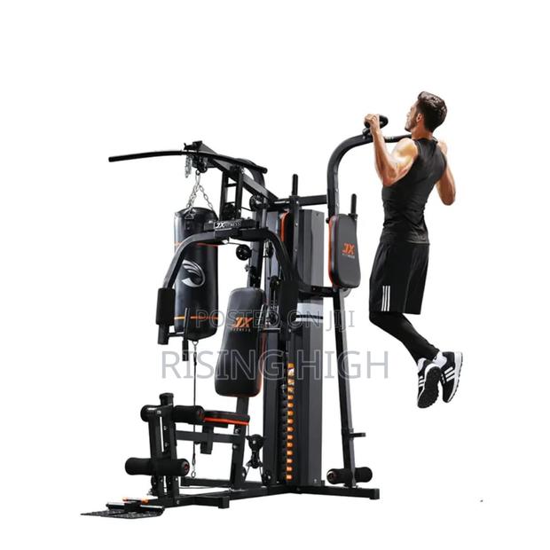 3 Station Multigym With Punching Bag