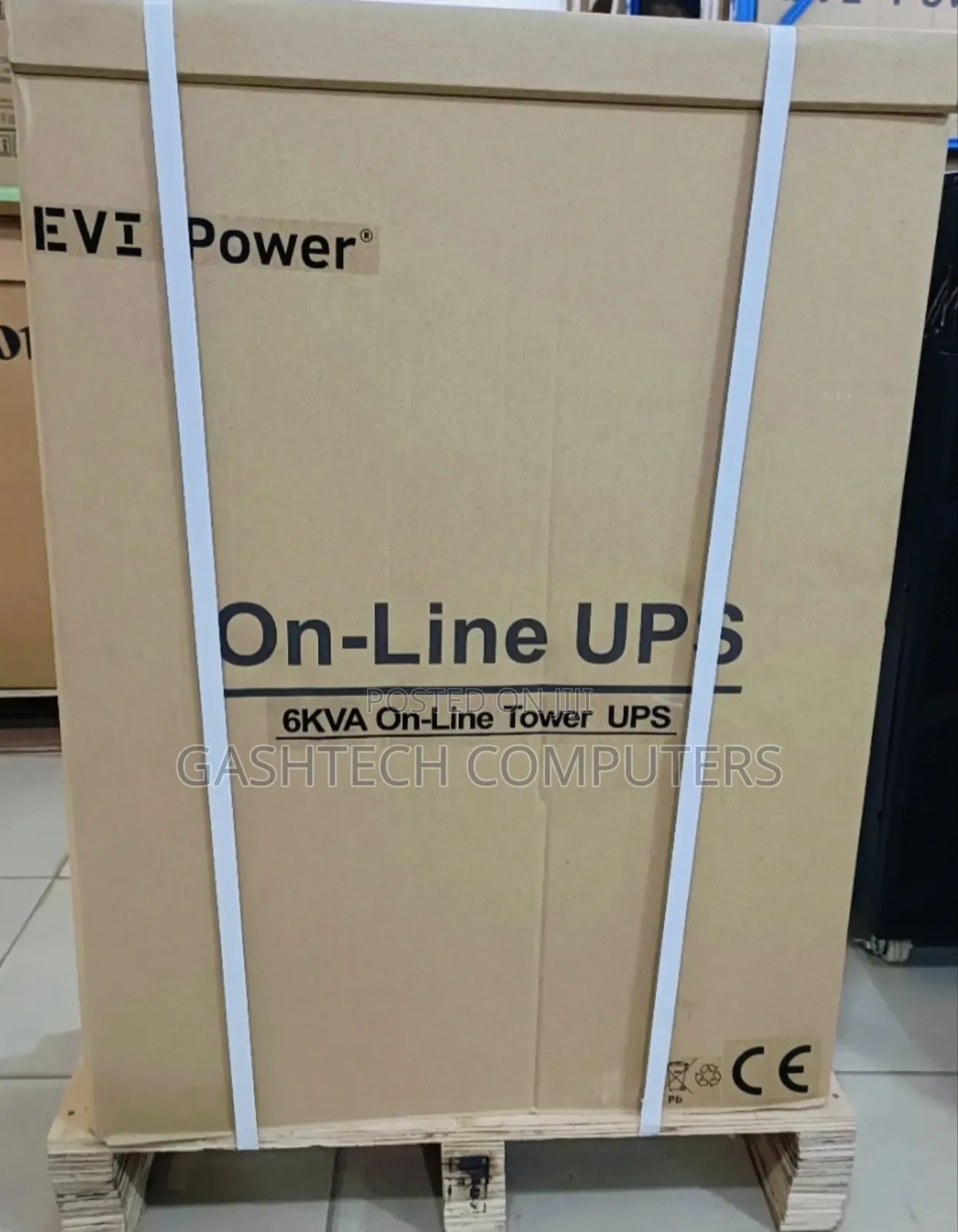 Evi 6000va / 5400w Tower Online Single Phase Ups