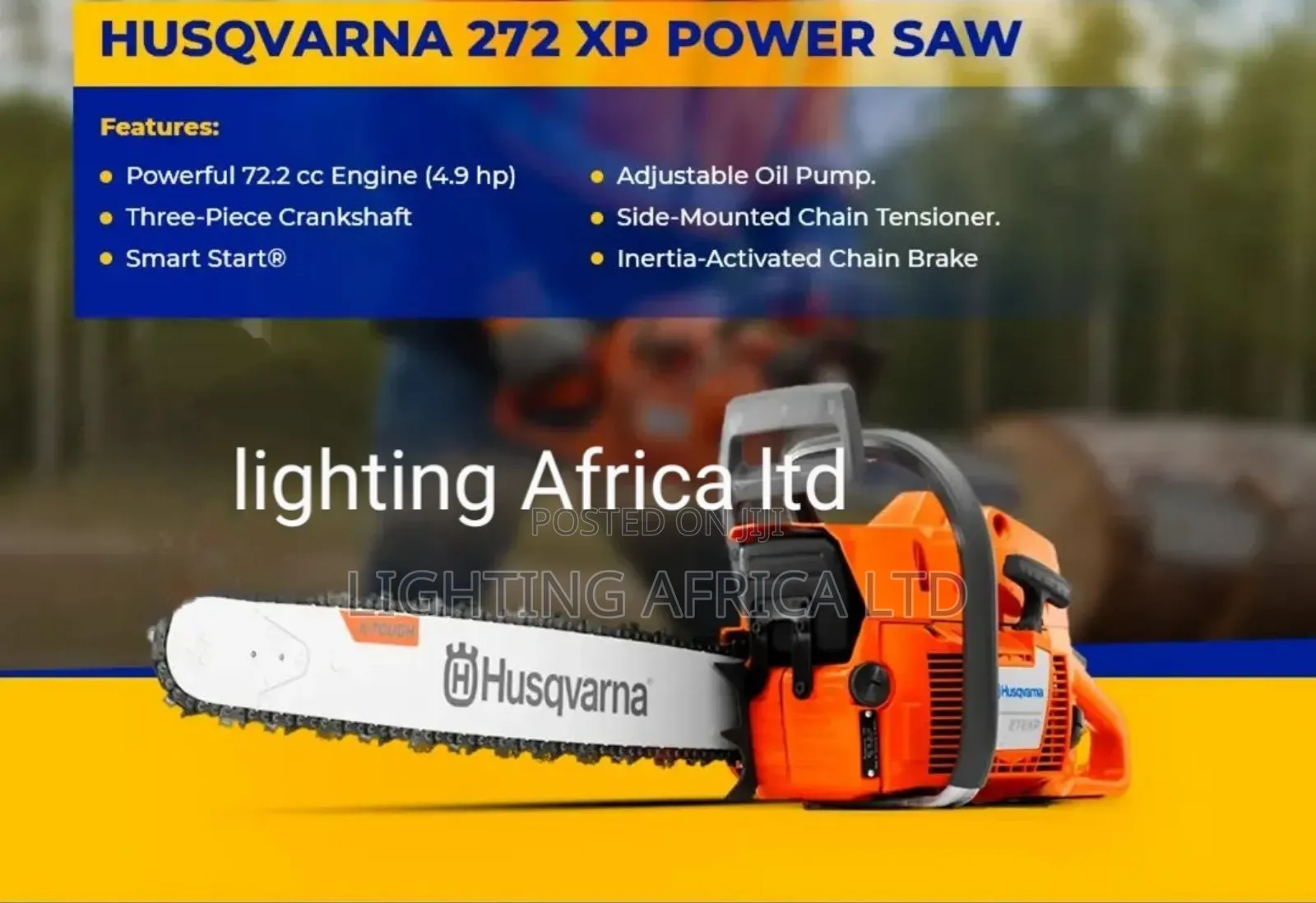 Powerful 272xp Original Husqvarna Chainsaw Saw Made in Brasil