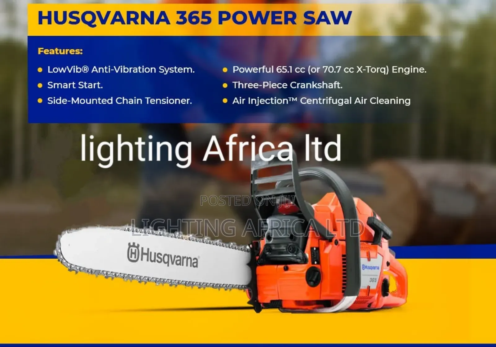 New 365xp Husqvarna Original Chain Saw Made in Brasil Commercial