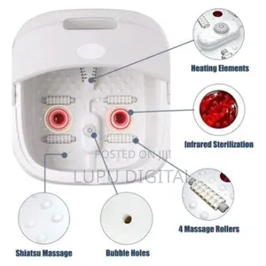*High Quality Portable Silicon Folding Electric Foot Bath Foot Massage