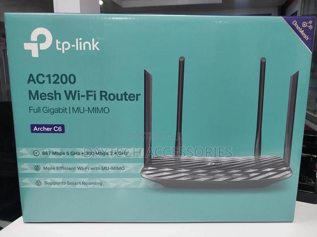 Tp-Link Archer C6 Ac1200 Wireless Mu-Mimo Gigabit Router V2 - thumbnail 2