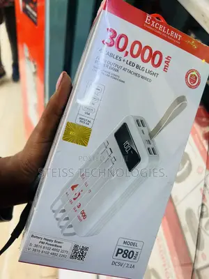 30000mah Excellent 4x Powerbank