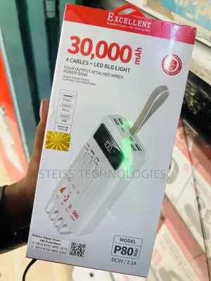 30000mah Excellent 4x Powerbank