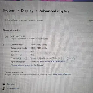 Msi Mag 342cqr 34 Inch Gaming Monitor Uwqhd(3440*1440) 180hz