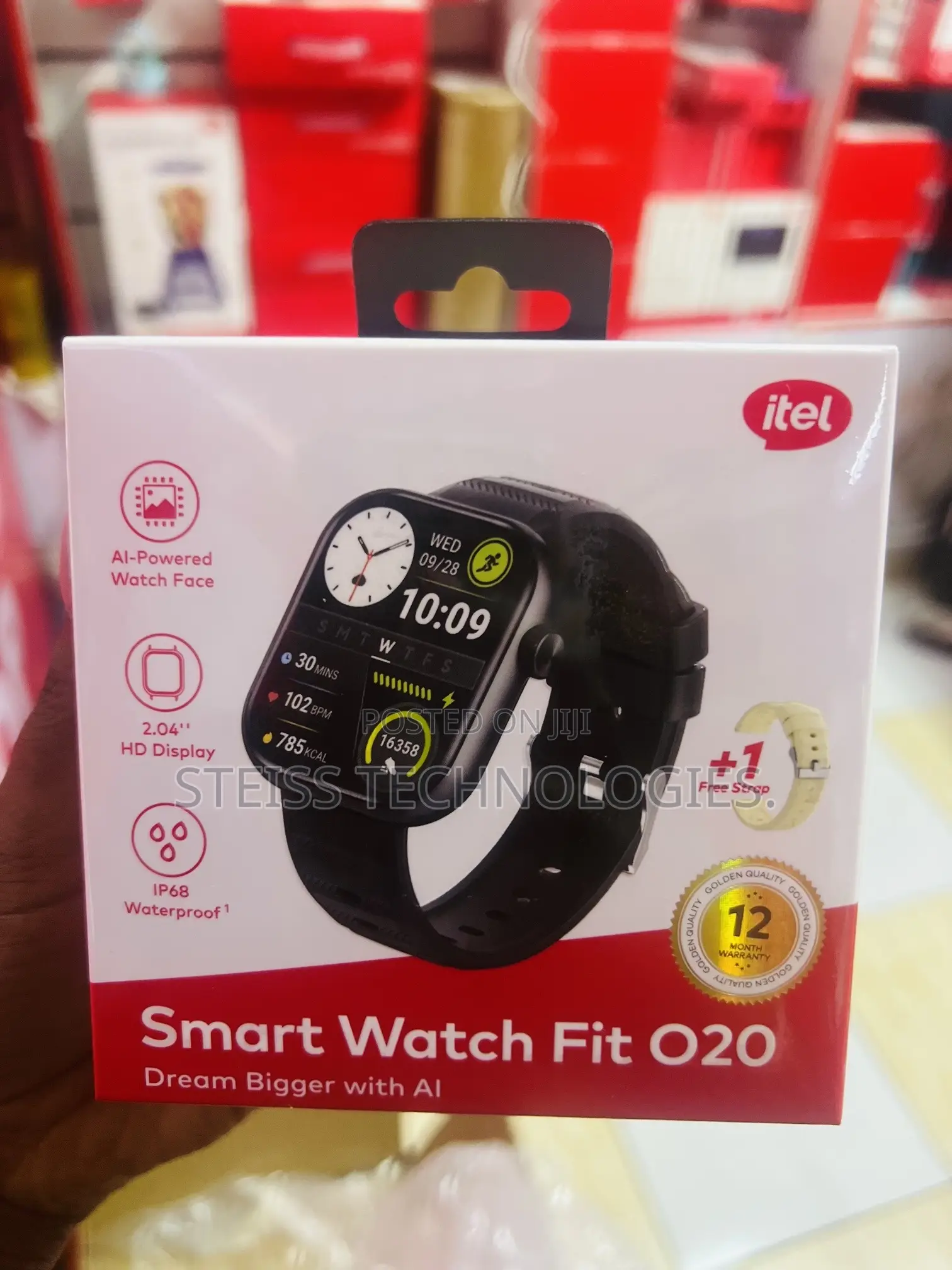 Itel Smartwatch Fiti 020