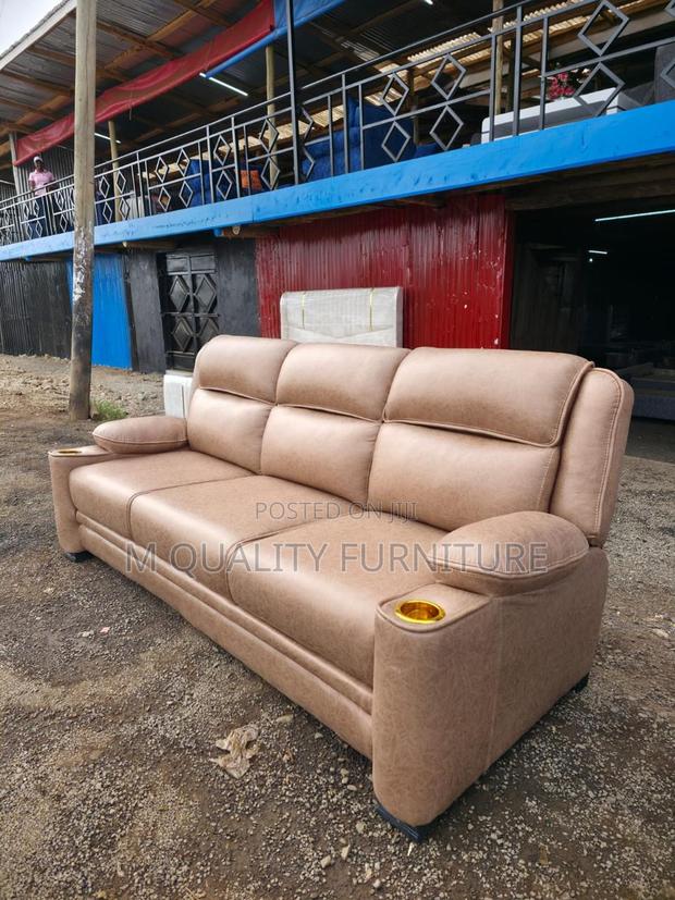 Soft Suede Semi Recliner Sofa - main view