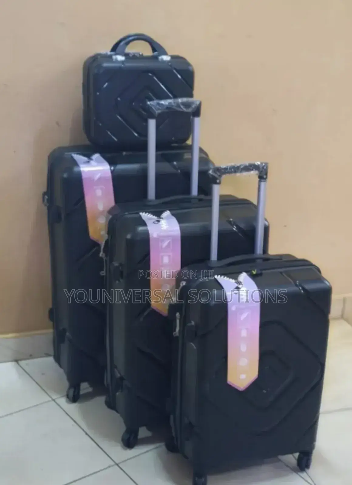 Fashion 4 in 1 Unbreakble Laxurious Rubber Suitcase Briefcase