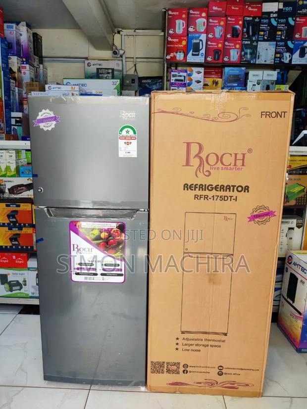 Roch 138l Double Door Fridge - main view