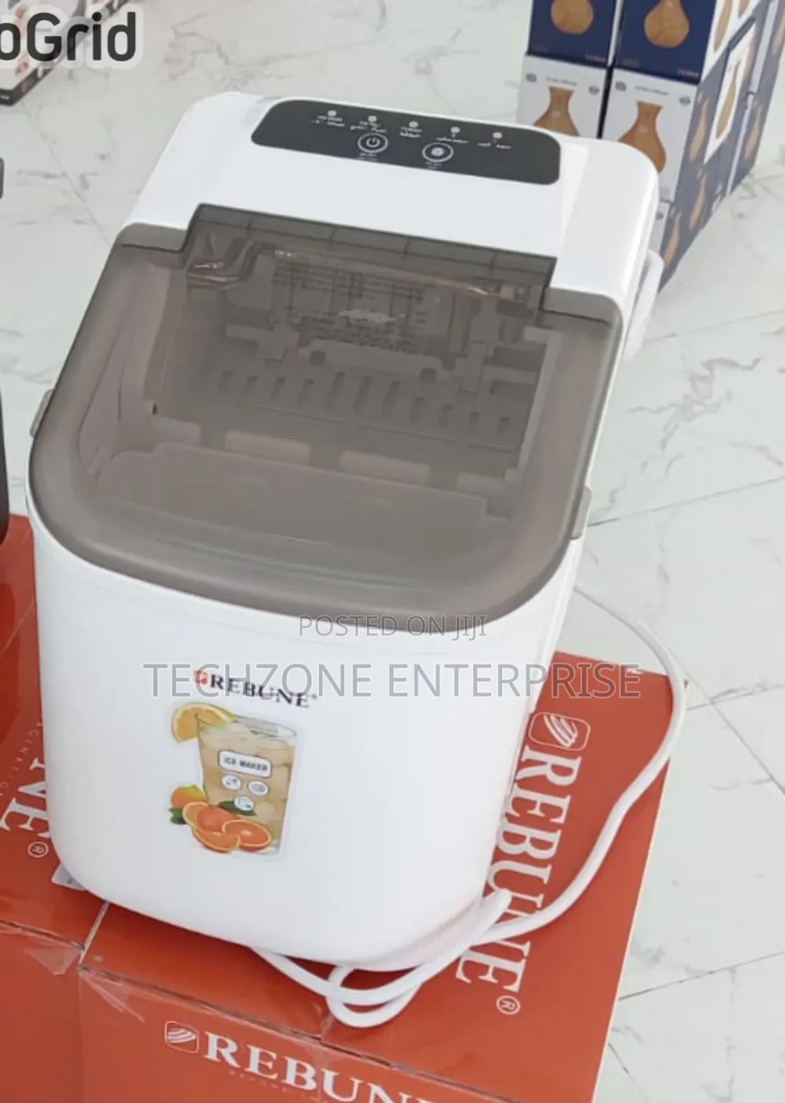 Rebune Ice Maker Re-6-044 With Bullet Shaped Ice 