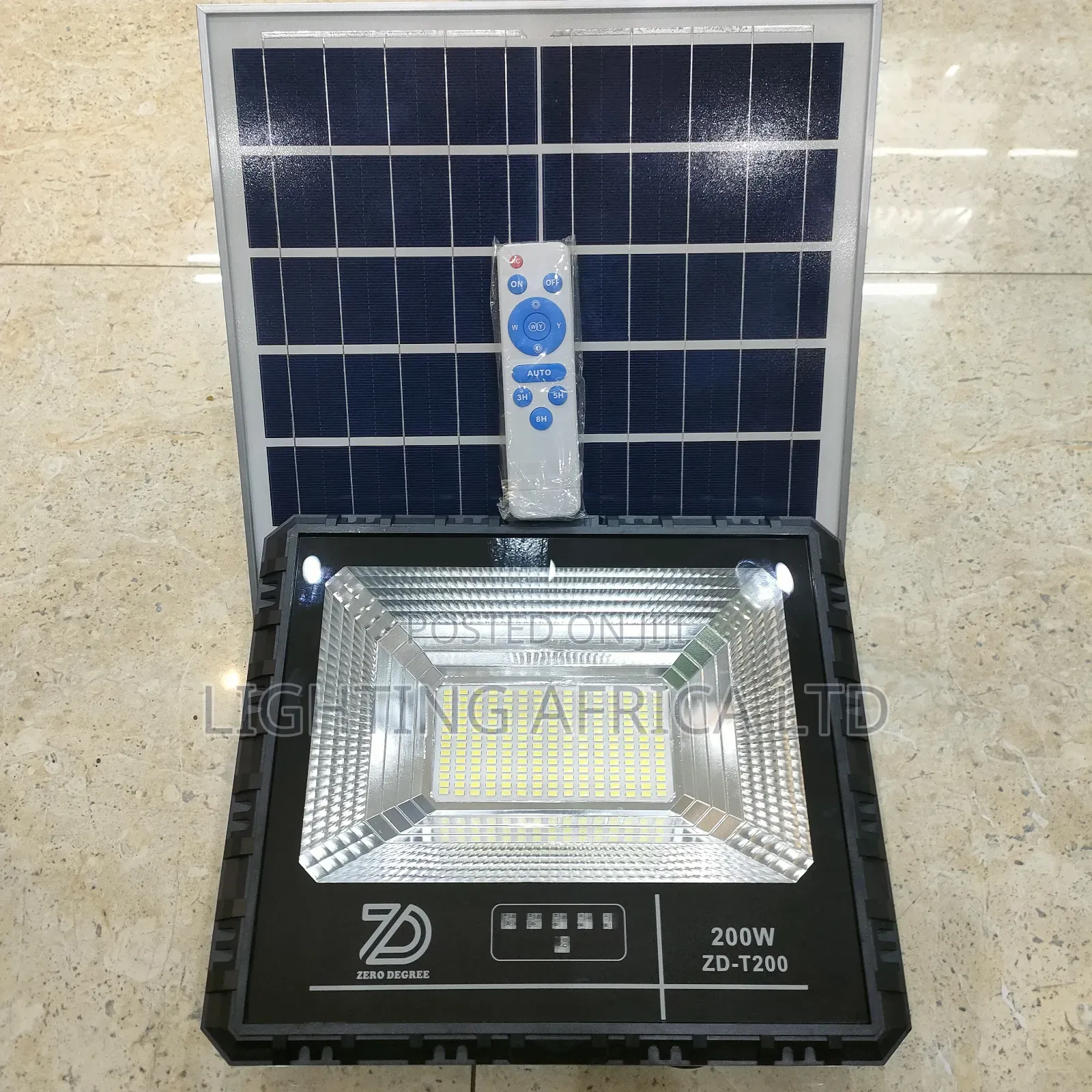200 Watts Ip Standard Solar Flood Light 11hrs Straight