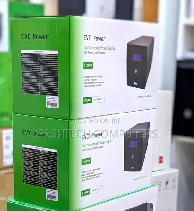 Evi 1100va / 600w Line Interactive Ups - Lcd Display - main view