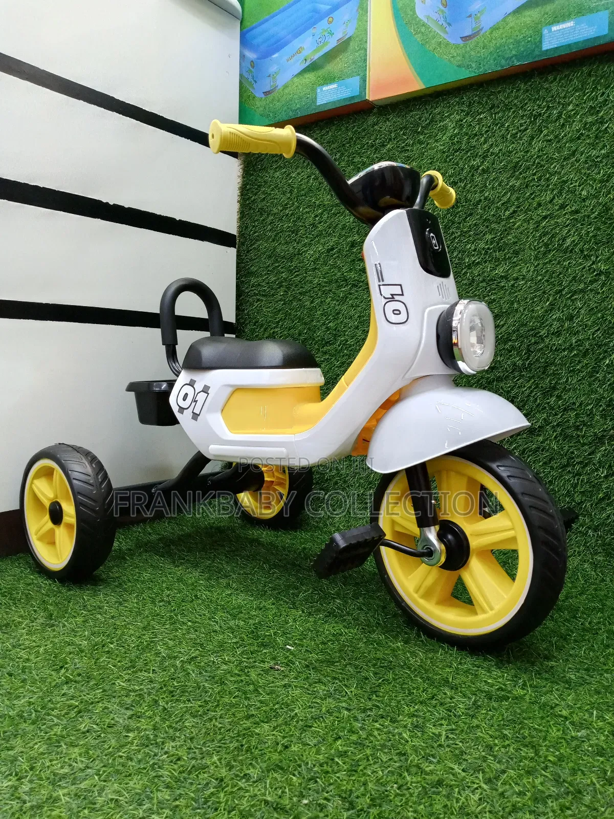 Kids Riding Tricycle