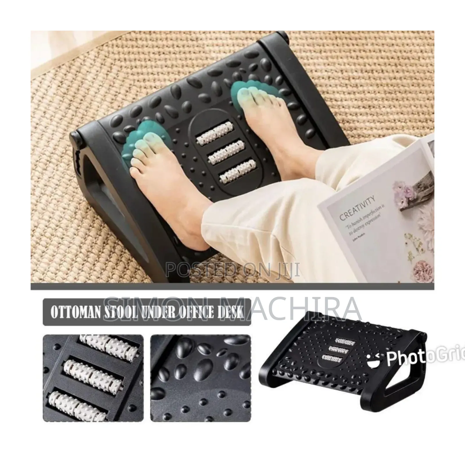 Adjustable Foot Rest/Under Desk Footrest Massage