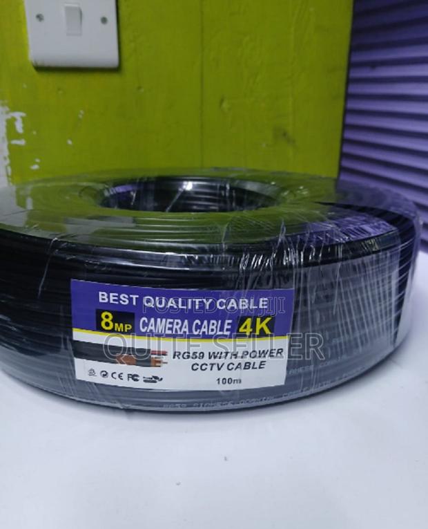 [8mp/]Bnc Cable -One Video and Power Securityunopened, Undamaged