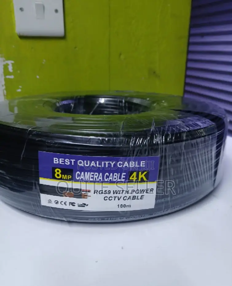 [8mp/]Bnc Cable -One Video and Power Securityunopened, Undamaged