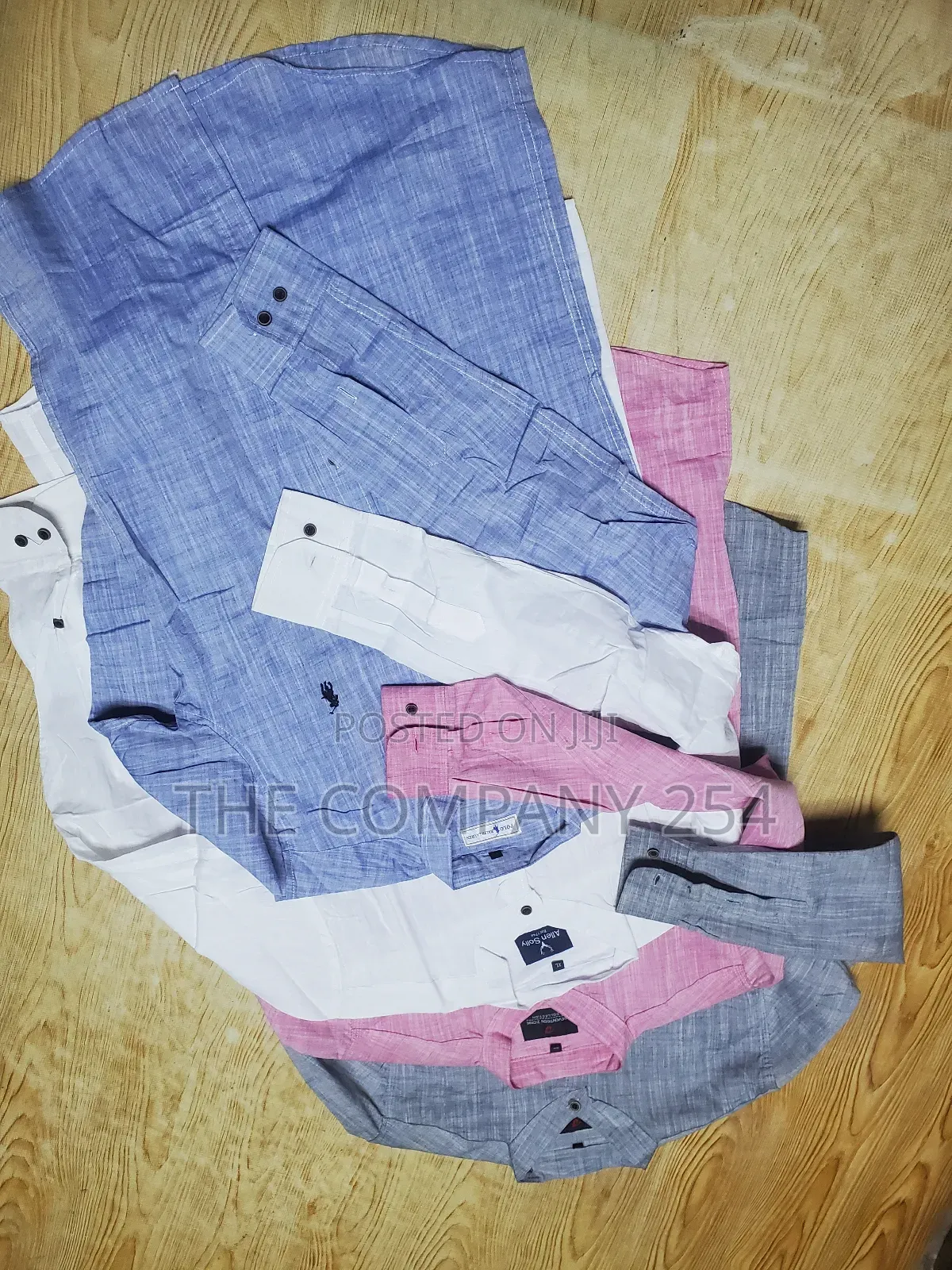 Quality Chinese Collar Men Casual Long-Sleeved Linen Shirts