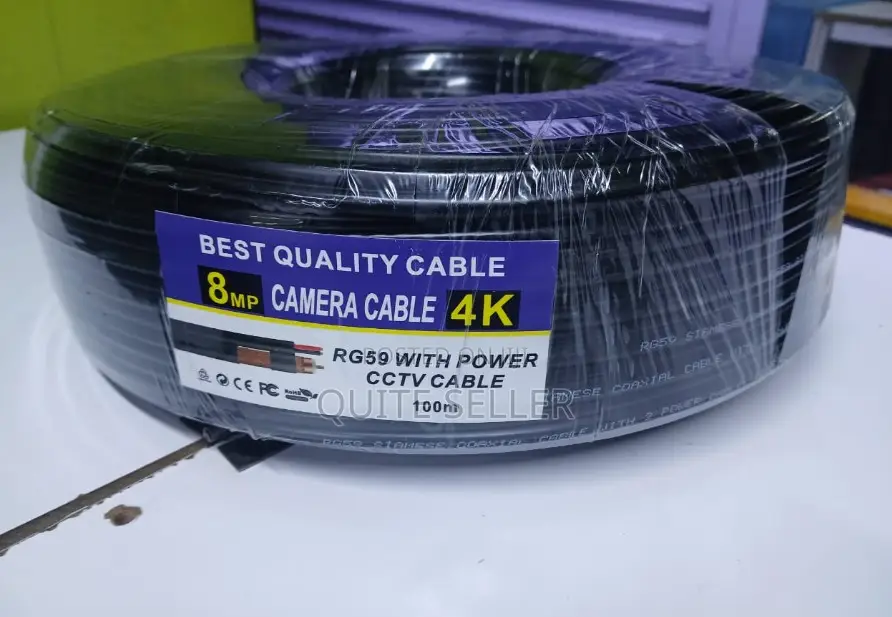 Rg 59 Cable for Cameras With Power -- High Performance Coaxial Cable