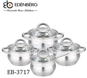 8pcs Edenberg Stainless Steel Cookware - main view