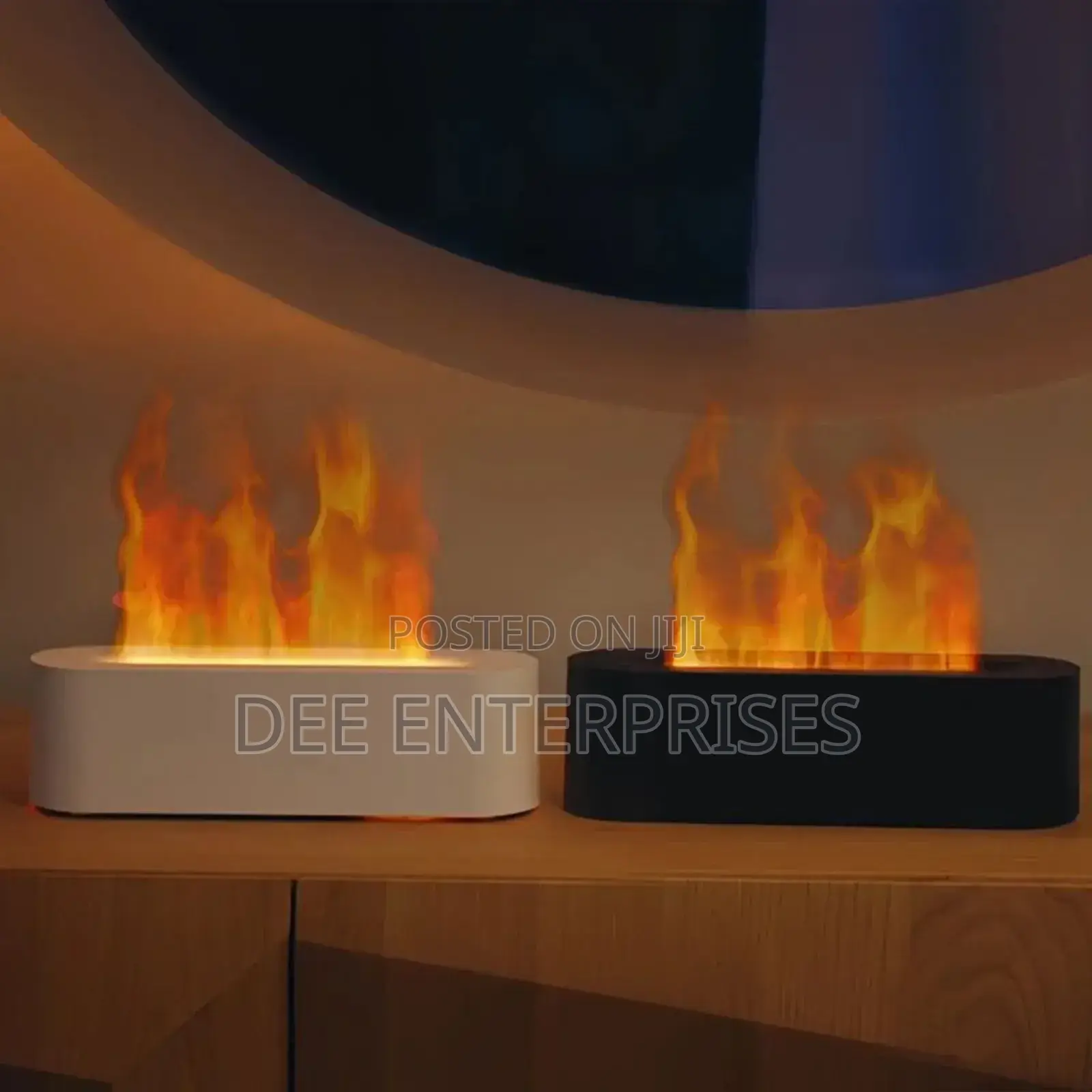 Flame Aromatherapy Diffuser Quiet Usb Air Humidifier