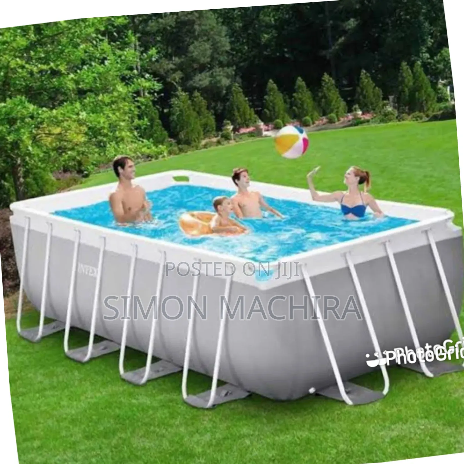 Large Frame Swimming Pool 4m X 2m X 1.2m
