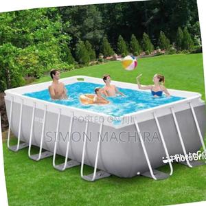 Large Frame Swimming Pool 4m X 2m X 1.2m - thumbnail 2