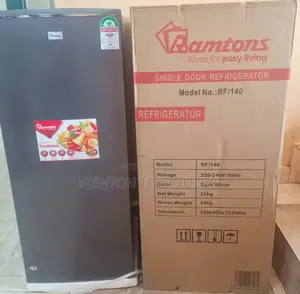 Ramtons Rf/140-Single Door 180lt Fridge-Silver
