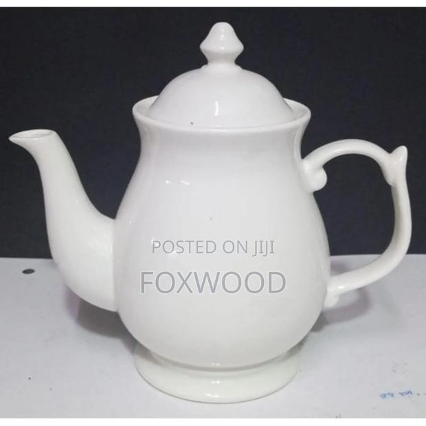 Ceramic Fancy White Kettle 700ml - thumbnail 6