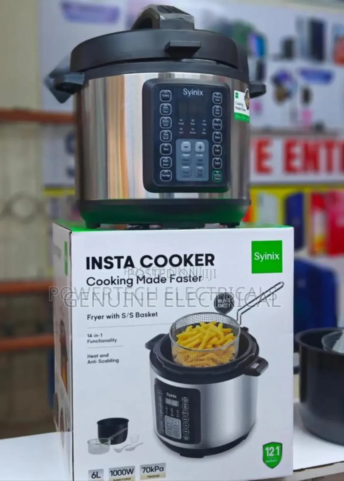 6litres Syinix Pressure Cooker