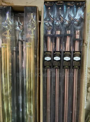3m Double Window Curtain Rods Available