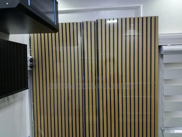 Acoustic Wood Slat Panel 0.6mx2.4m - thumbnail 2