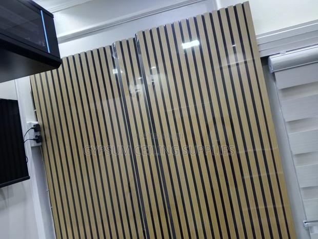 Acoustic Wood Slat Panel 0.6mx2.4m - thumbnail 3