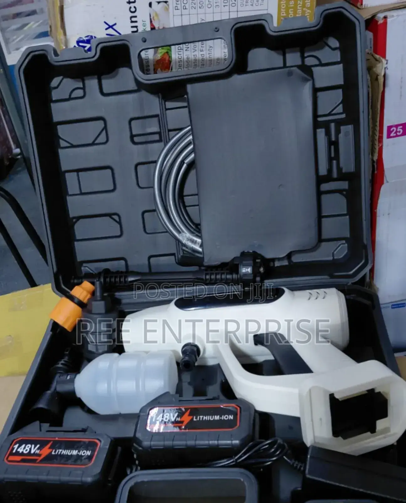 Brand New Heavy Duty Car Wash Gun Machine 2 148v Lithium Batteries