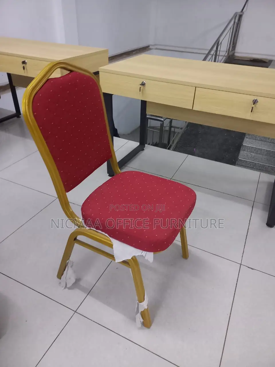 Stackable Conference Red Seat