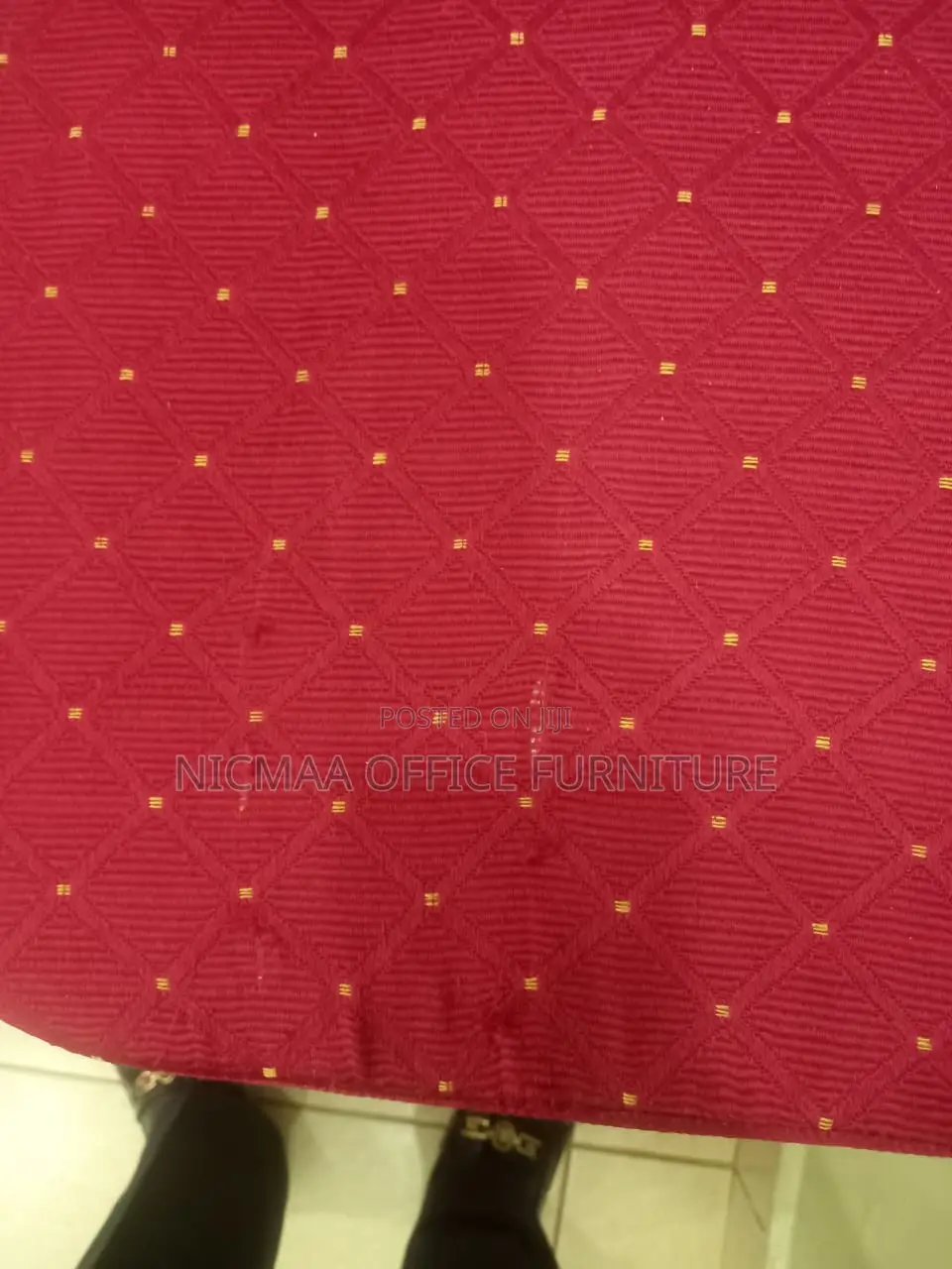 Stackable Conference Red Seat