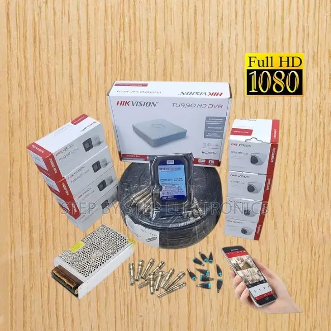 8 Hikvision 1080p Full Hd Outdoor/Indoor CCTV Cameras Complete Kit