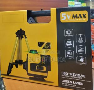 Dewalt 16 Line 5v Max Lithium Ion Green Laser Level With a Tripod
