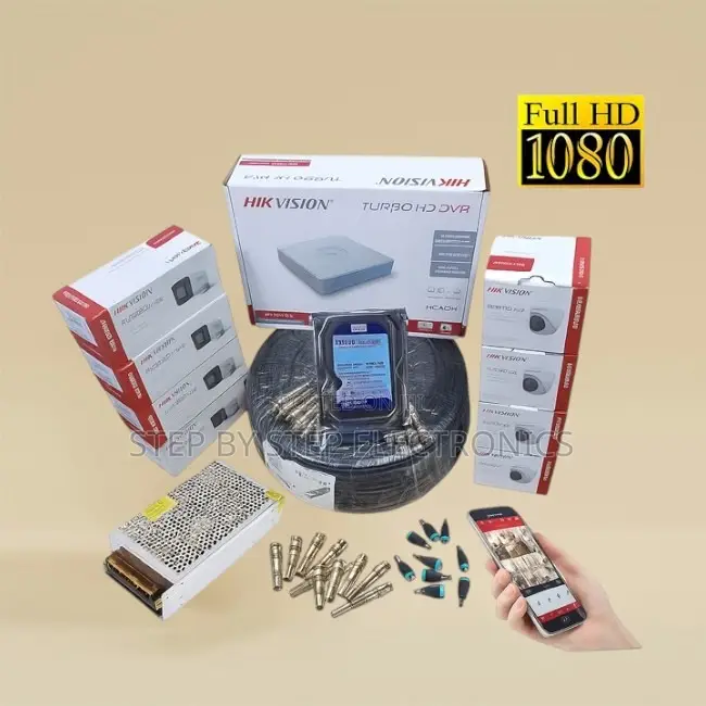2 Megapixel 2mp 8 Hikvision 1080p Full Hd CCTV Cameras Complete Kit