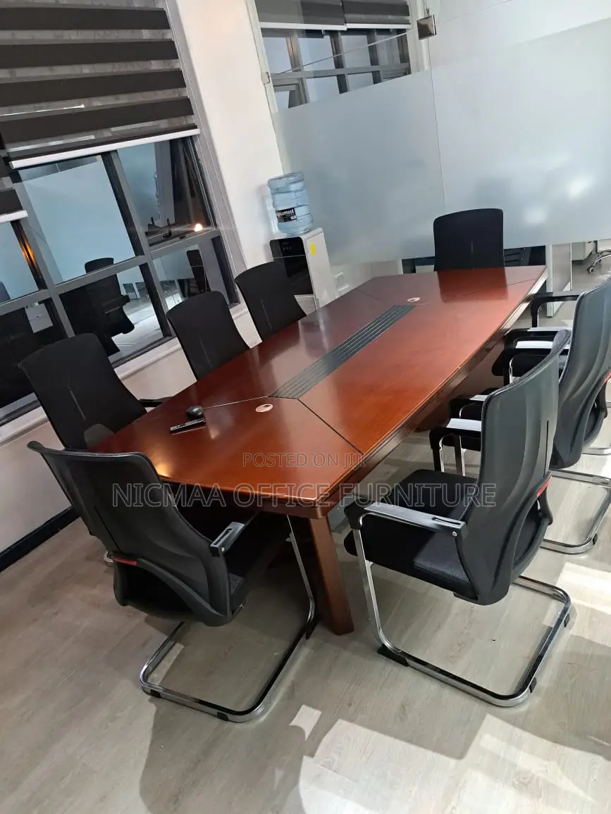 3m Executive Boardroom Mahogany Finish Table