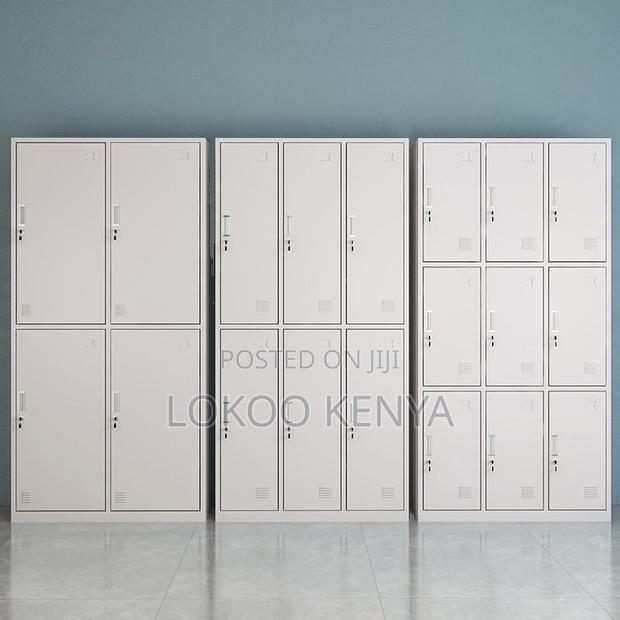 Office Cabinet : Six-Locker Security Storage Cabinet - thumbnail 6