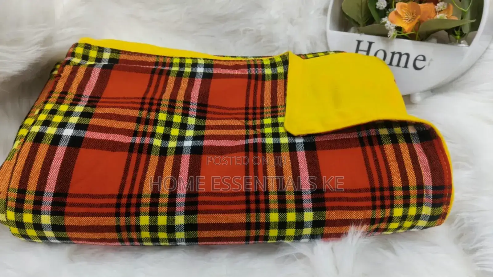 Quality Masaai Fleece Blanket* 
150cm by 205 Cm